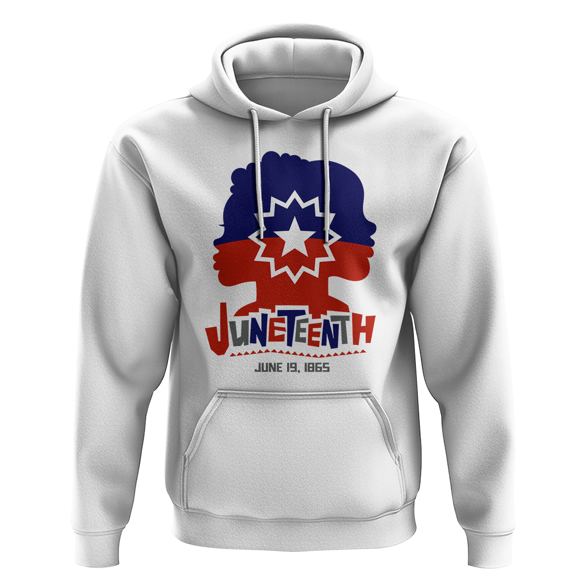 Juneteenth for Women Hoodie Celebrating Black Freedom Day 1865 - Wonder Print Shop