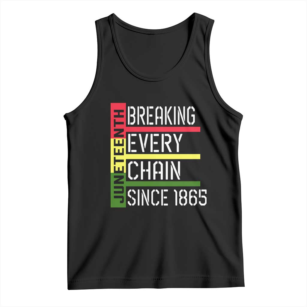 Juneteenth 1865 Tank Top Breaking Every Chain