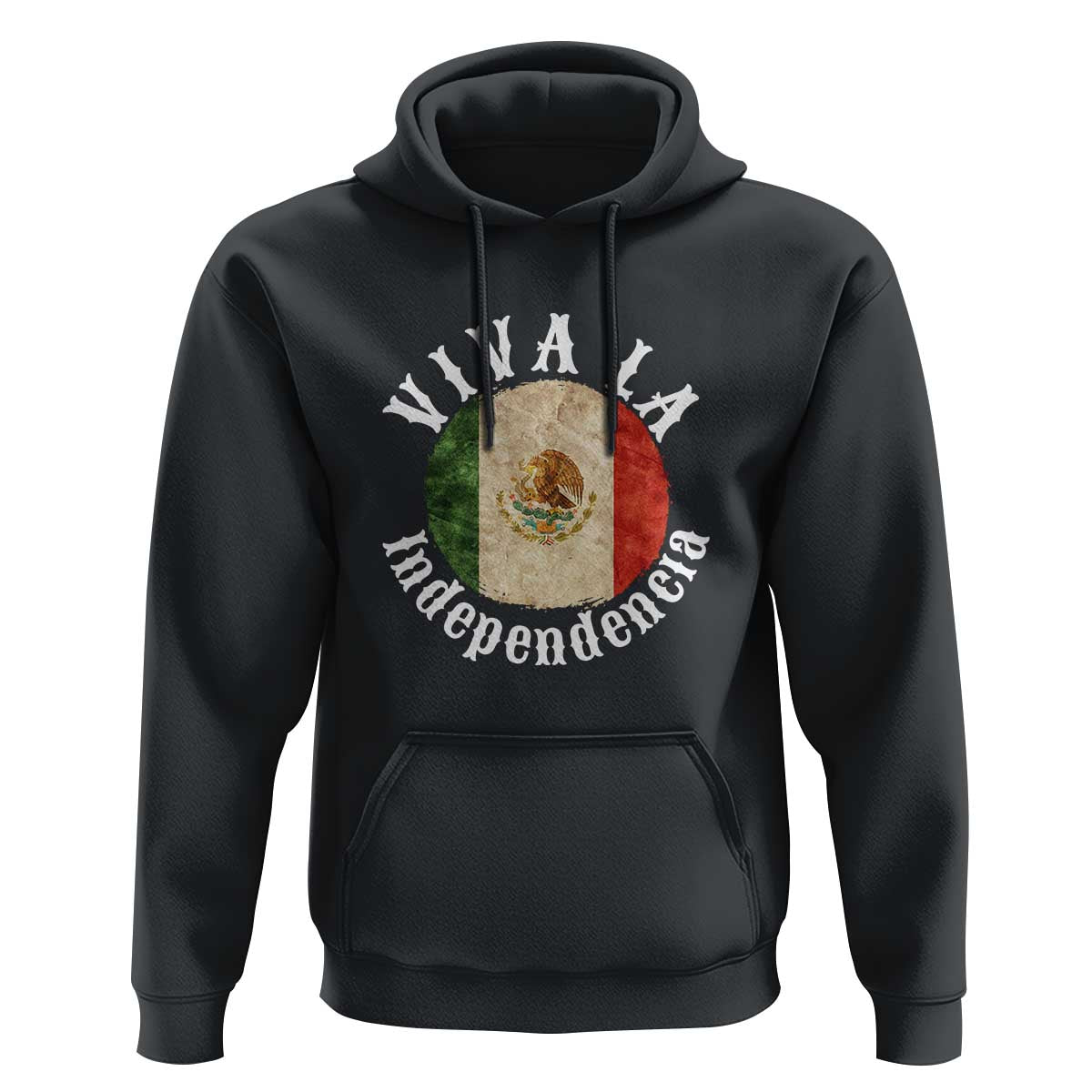 Viva La Independencia Mexico Flag Hoodie Mexican Pride Independence Day - Wonder Print Shop