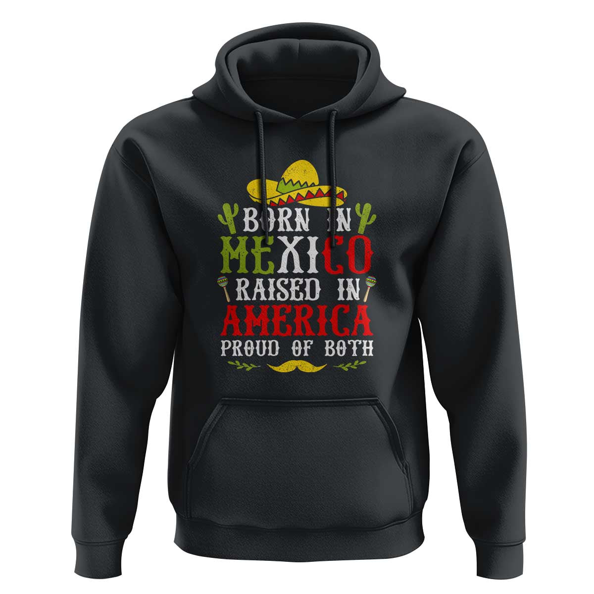 Celebrate Mexican Independence Day in Style Hoodie Mexico Flag Trendy - Wonder Print Shop