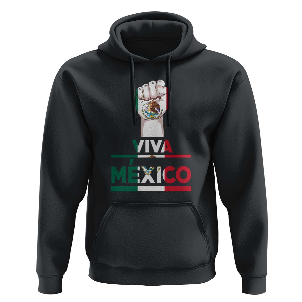 VIVA Mexico Independence Day Hoodie Celebrate Mexican Pride & Culture - Wonder Print Shop