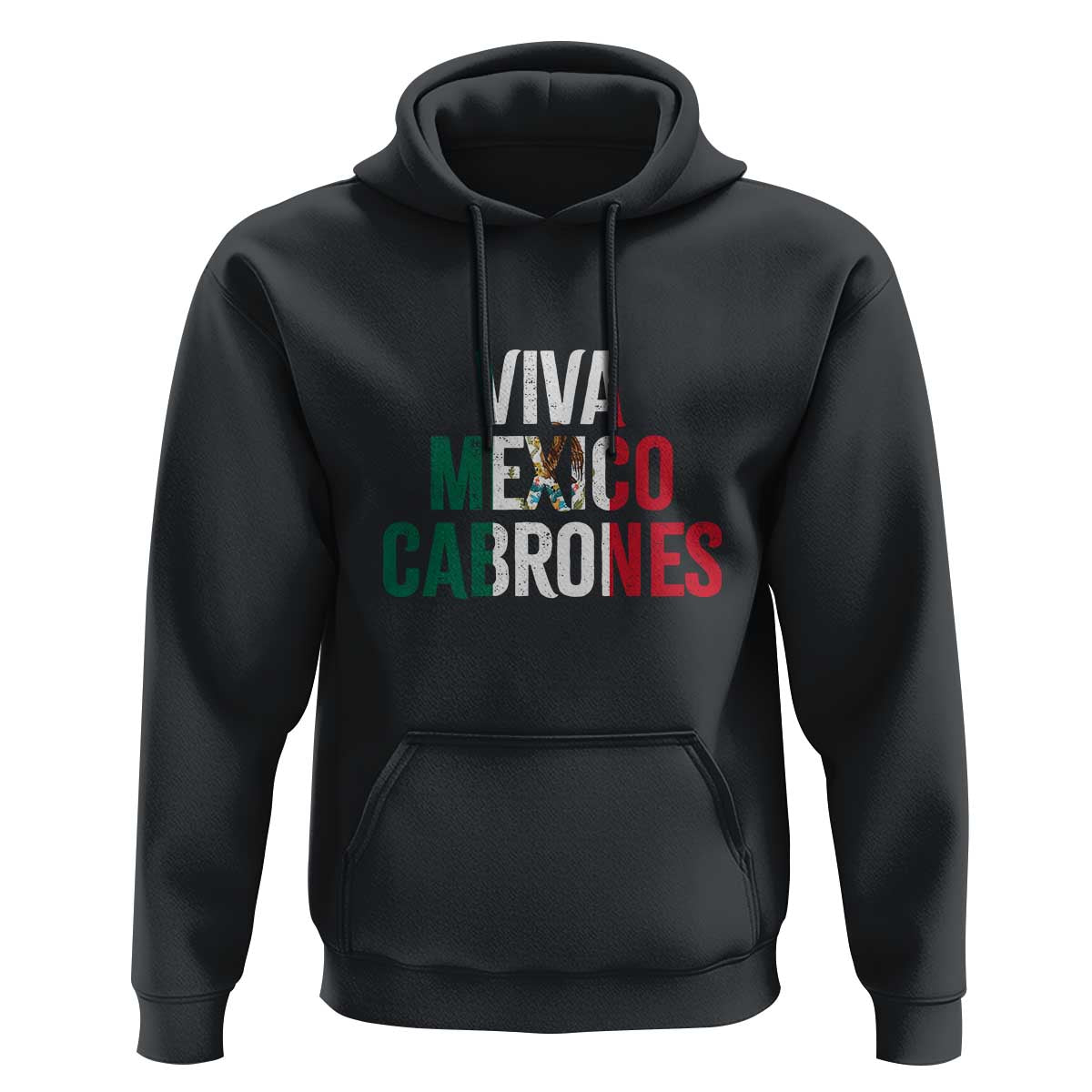 Mexican Independence Day Tee Hoodie Viva Mexico Cabrones Design with Heart - Wonder Print Shop