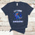 Alopecia Awareness T Shirt Let's Make Alopecia Extinct Blue Ribbon - Wonder Print Shop