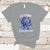 Alopecia Awareness T Shirt Let's Make Alopecia Extinct Blue Ribbon - Wonder Print Shop