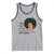 Black Queen Tank Top Lady Curly Natural Afro African American Ladies