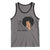 Black Queen Tank Top Lady Curly Natural Afro African American Ladies