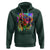 Cool African Woman Afro Color Painted Face Hoodie - Wonder Print Shop