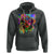 Cool African Woman Afro Color Painted Face Hoodie - Wonder Print Shop