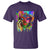 Cool African Woman Afro Color Painted Face T Shirt - Wonder Print Shop