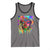 Afro Woman Graphic Tank Top African Pride Color Painted