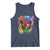 Afro Woman Graphic Tank Top African Pride Color Painted