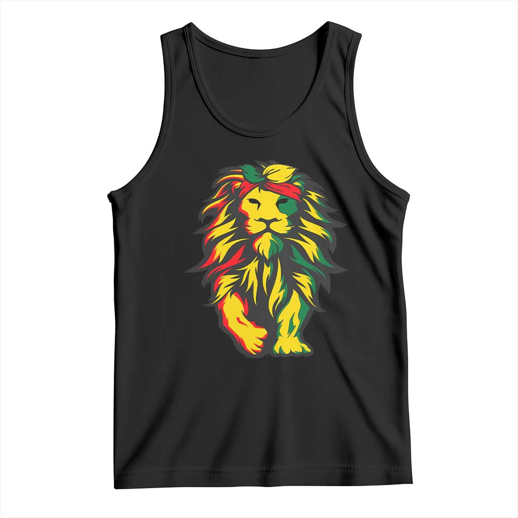 Juneteenth Lion Tank Top Cool Black History African American Pride