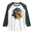 Proud Afro Roots Raglan Shirt Rainbow Dashiki African Tribal Woman Natural Hair