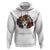 Black History Themed Hoodie For Women Afro Flower Hair Juneteenth - Wonder Print Shop