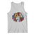 Black History Tank Top For Women Afro Flower Hair Juneteenth