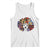 Black History Tank Top For Women Afro Flower Hair Juneteenth