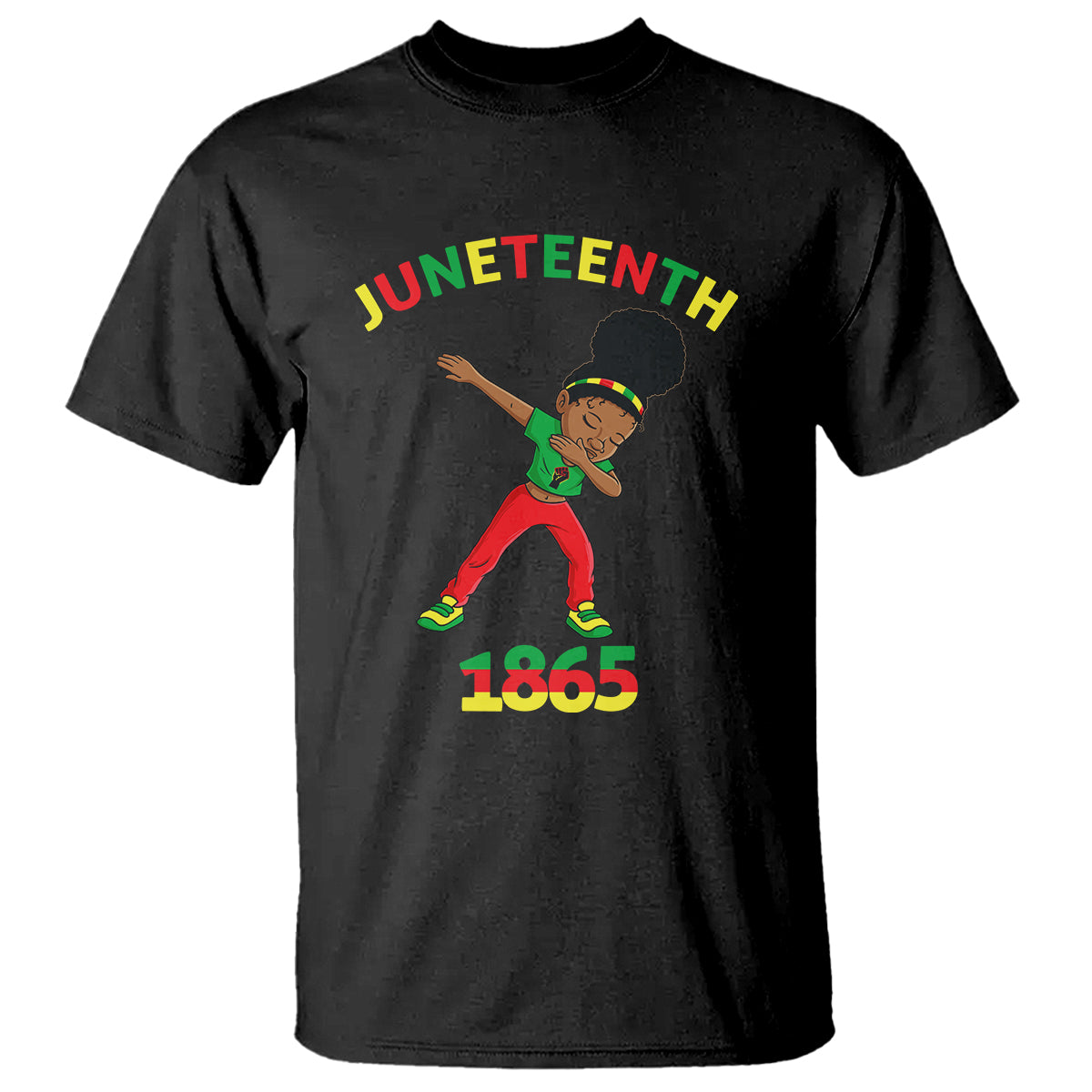 Funny Black History T Shirt Dabbing Black Princess Juneteenth 1865 - Wonder Print Shop