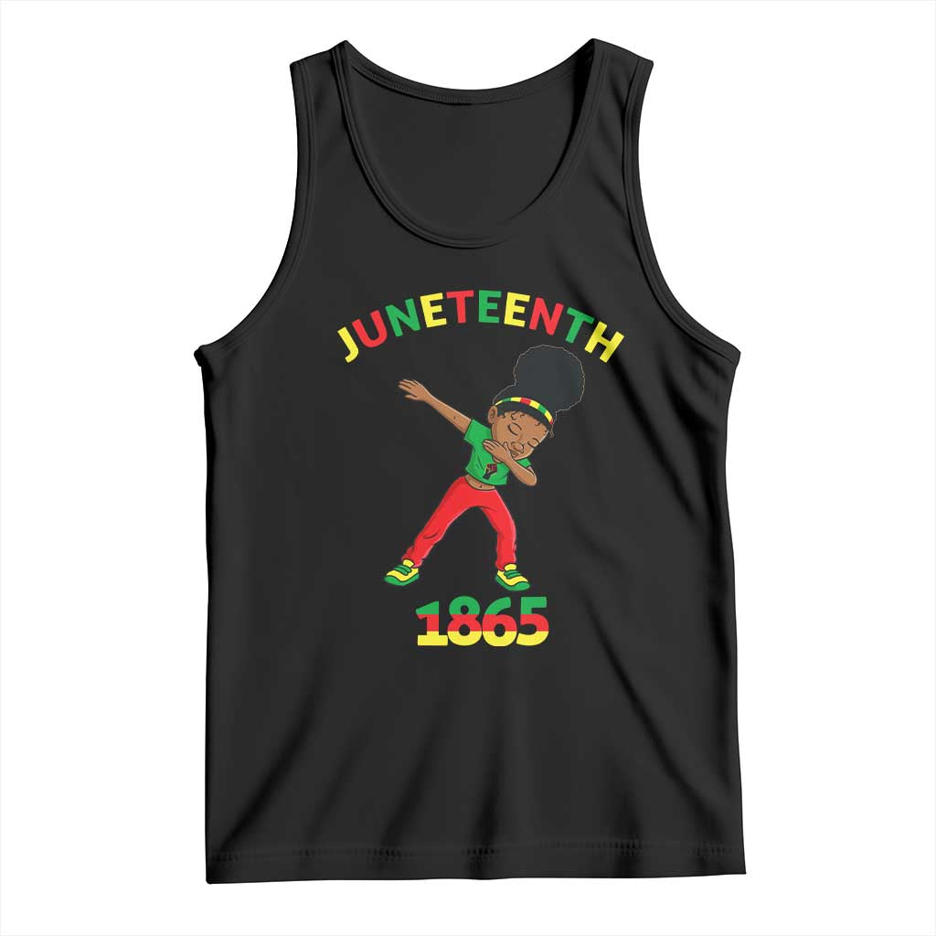 Funny Black History Tank Top Dabbing Black Princess Juneteenth 1865