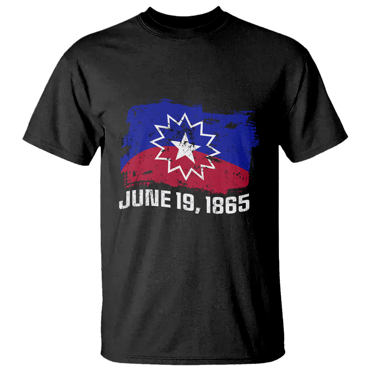 Juneteenth Flag T Shirt Black Freedom Black History - Wonder Print Shop