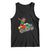 Funny Black History Tank Top African Kids Dabbing Black King In Monster Truck