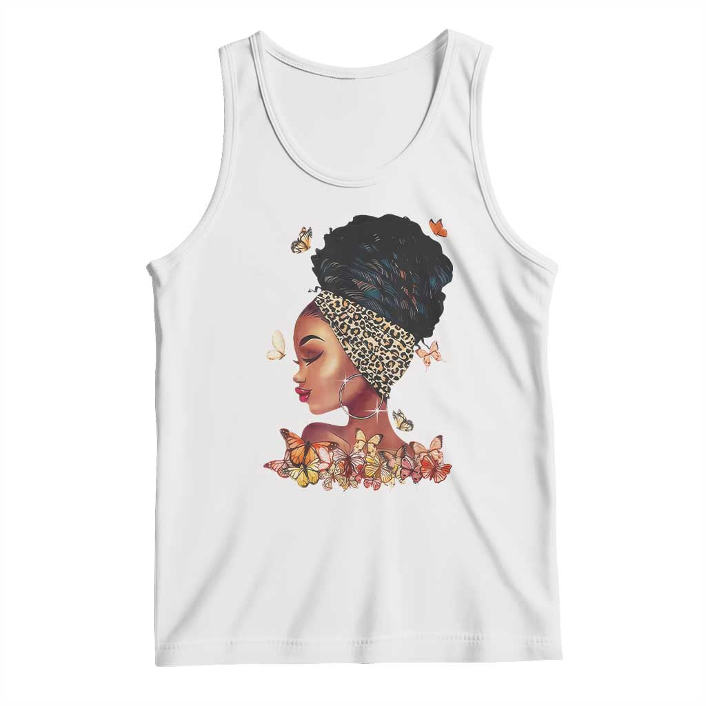 Black Girl Magic Tank Top Afro Melanin Queen African American Women