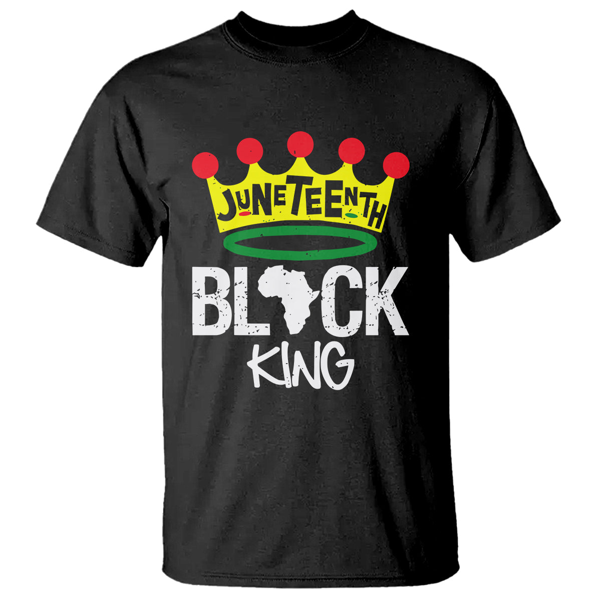 African King T Shirt Black King Black Power Black History Month 1865 Juneteenth - Wonder Print Shop