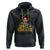 Pretty Black and Educated I Am The Strong Afro Queen Hoodie - Wonder Print Shop