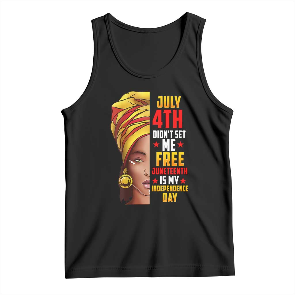 Juneteenth 1866 Tank Top Juneteenth Is My Independence Day for Women