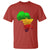 Africa Map Green Yellow Red Proud African Pride Juneteenth T Shirt - Wonder Print Shop