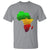 Africa Map Green Yellow Red Proud African Pride Juneteenth T Shirt - Wonder Print Shop