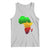 Africa Map Tank Top Green Yellow Red African Pride