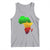 Africa Map Tank Top Green Yellow Red African Pride