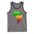 Africa Map Tank Top Green Yellow Red African Pride