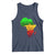 Africa Map Tank Top Green Yellow Red African Pride