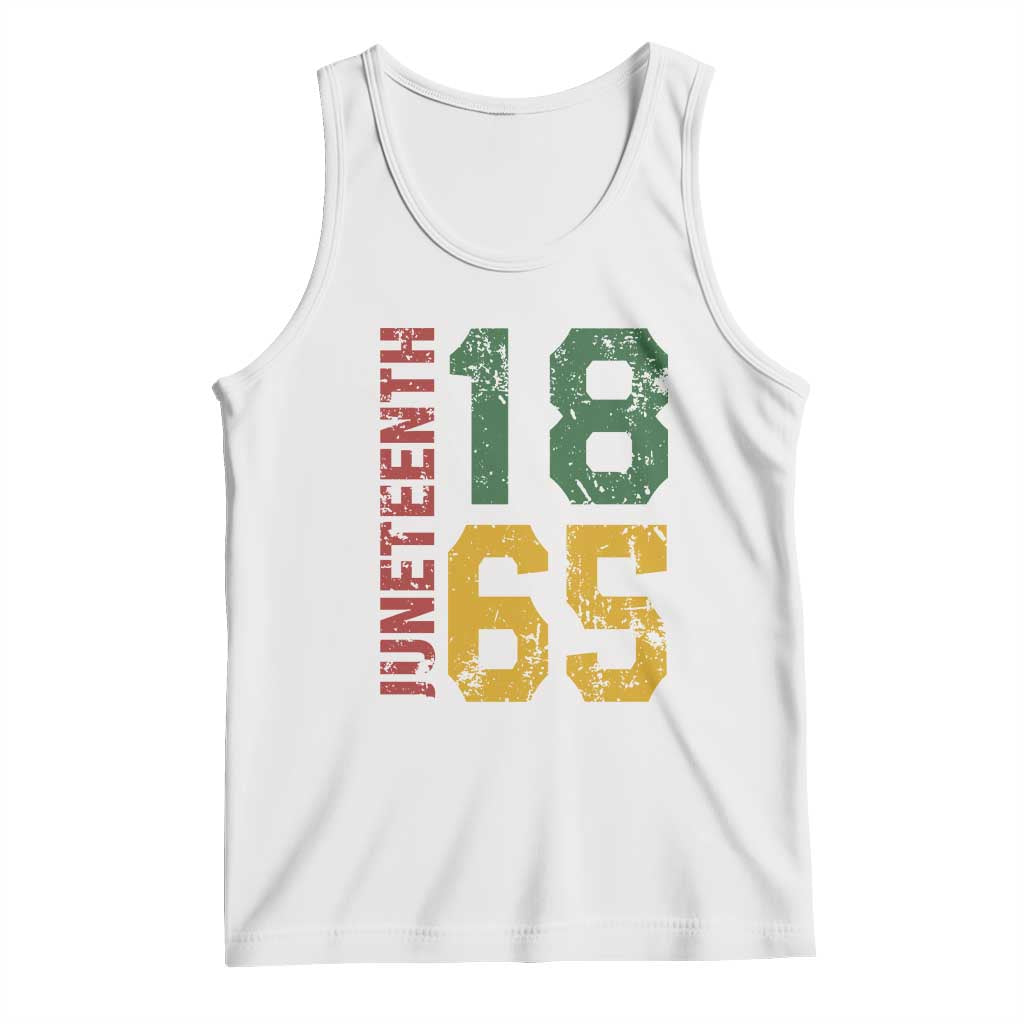 Juneteenth Tank Top Celebrating Freedom In African History Since 1865