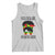 Black Women Tank Top Celebrate Juneteenth Messy Bun