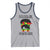 Black Women Tank Top Celebrate Juneteenth Messy Bun