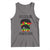 Black Women Tank Top Celebrate Juneteenth Messy Bun