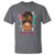 African American Nurse T Shirt Black History Month with Afro Hair - Wonder Print Shop