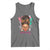 African American Nurse Tank Top Nursing Black Messy Bun