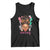 African American Nurse Tank Top Nursing Black Messy Bun