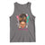 African American Nurse Tank Top Nursing Black Messy Bun