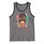 African American Nurse Tank Top Nursing Black Messy Bun