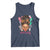 African American Nurse Tank Top Nursing Black Messy Bun