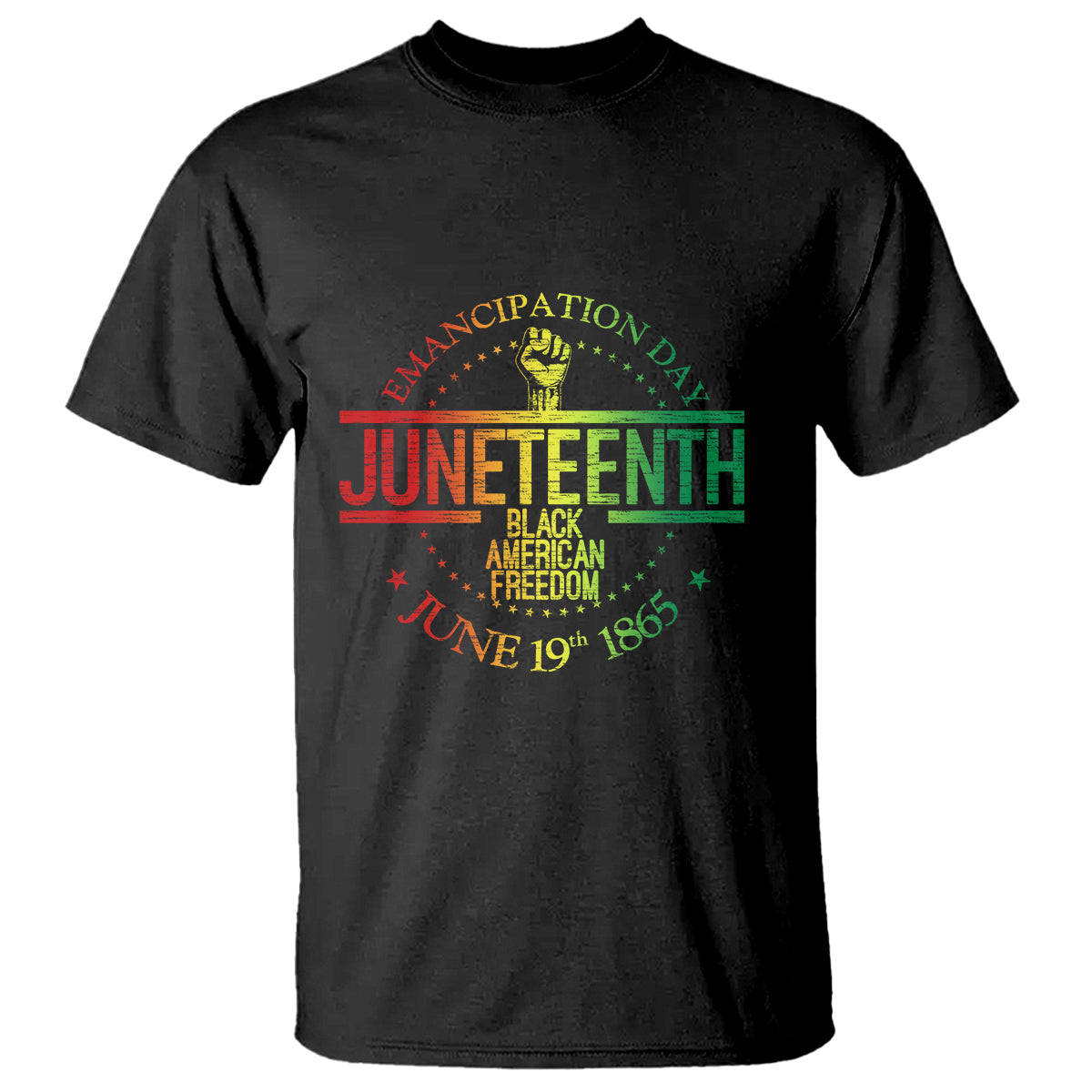 Juneteenth African American Freedom Black History June 19 T Shirt - Wonder Print Shop