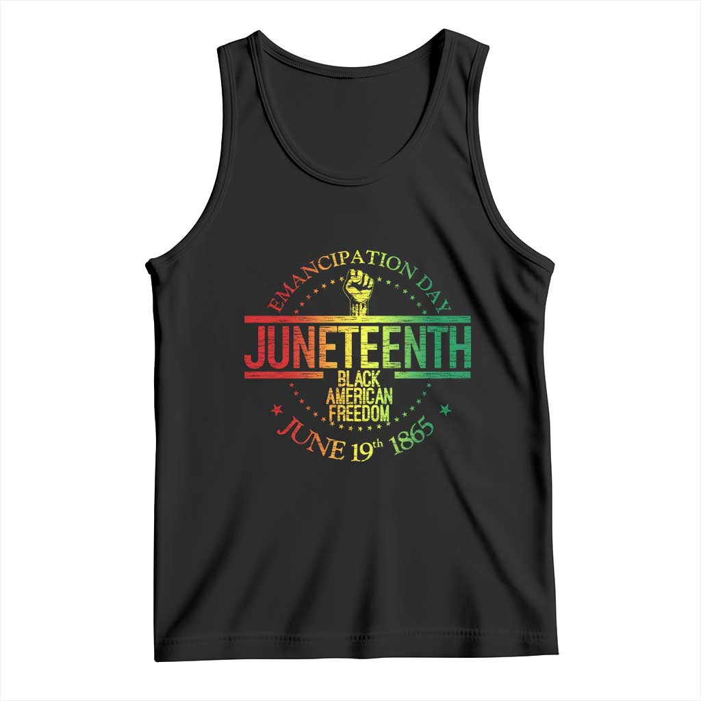 Emancipation Day Juneteenth 1865 Tank Top Black American Freedom History June 19th