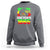 Afro Woman Sweatshirt Juneteenth 1865 Black Pride - Wonder Print Shop