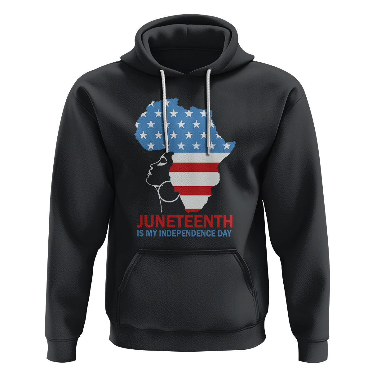 4th Of July Juneteenth Juneteenth Is My Independence Day Hoodie For African Woman - Wonder Print Shop