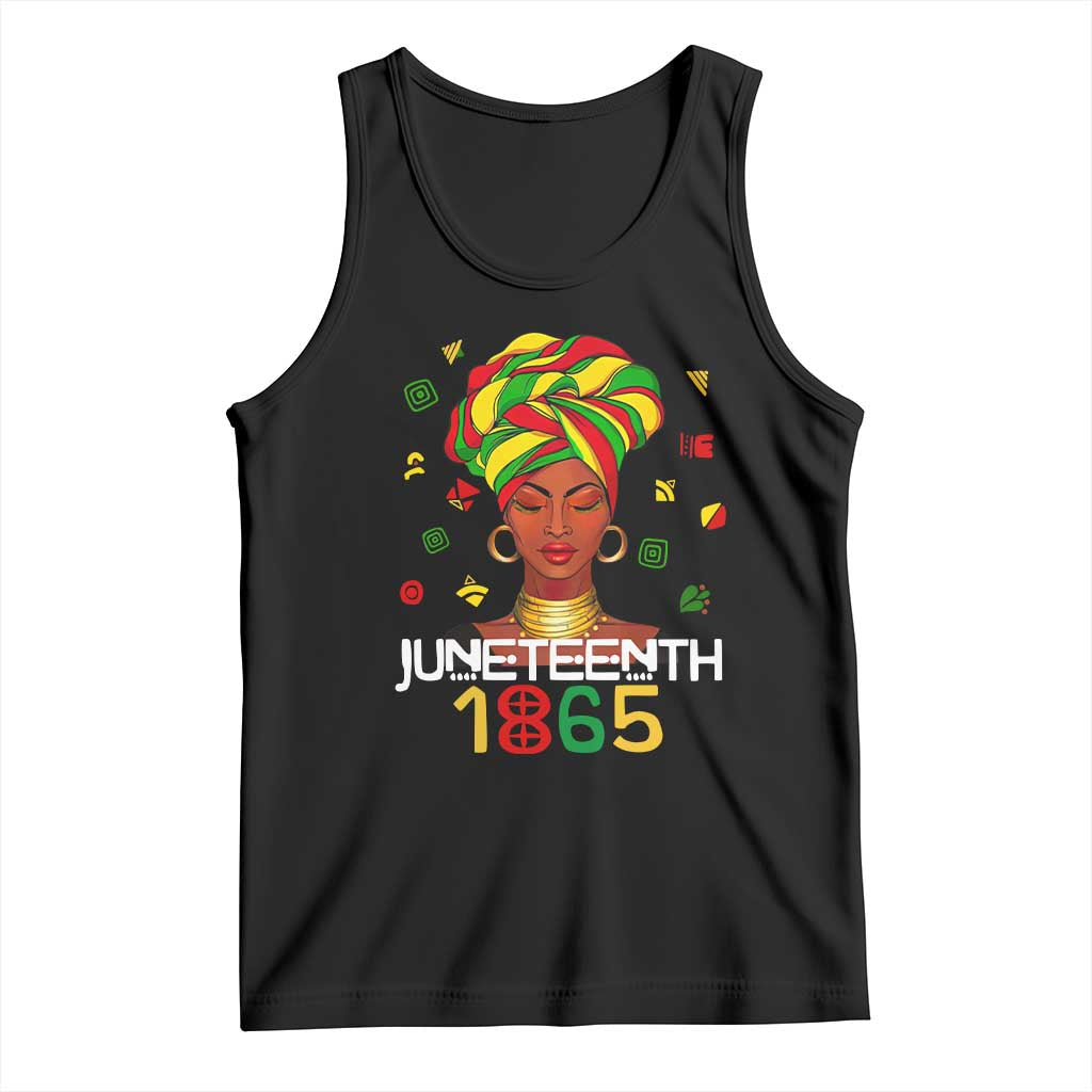 Melanin Queen Tank Top 1865 Juneteenth Celebrate African American Freedom Day