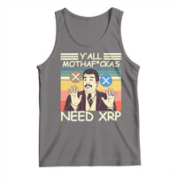 Gray crypto meme tank top with “NEED XRP” front graphic